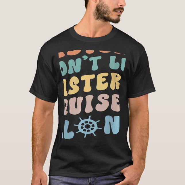 T-shirt Sisters Don't Let Sisters Cruise Alone Squad Print (Devant)