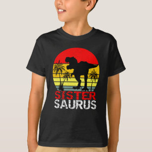 T-shirt Sistersaurus T Rex Dinosaur