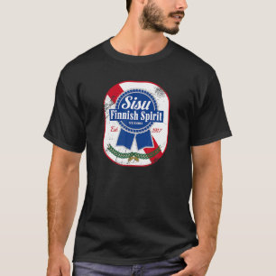 T-shirt Sisu Finlande Suomi Vintage Classic Retro B