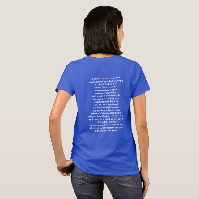 T-shirt SISU Top Historique - Nature Spirit of the Finland (Dos entier)