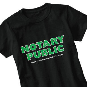 T-shirt Site Web d'Agent de Signature de Prêt de Notaire P