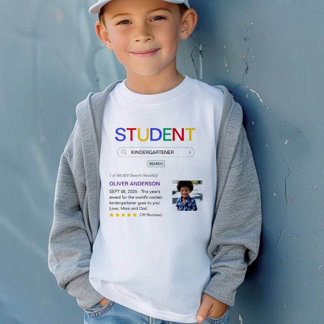T-shirt Site Web Résultats de recherche Étudiant jardin d' (Website Search Result Student Kindergarten T-Shirt
)