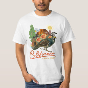 T-shirt Sites de points de repère historiques de Golden