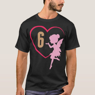 T-shirt Sith 6e fête anniversaire Fairy Tale Girl Princess