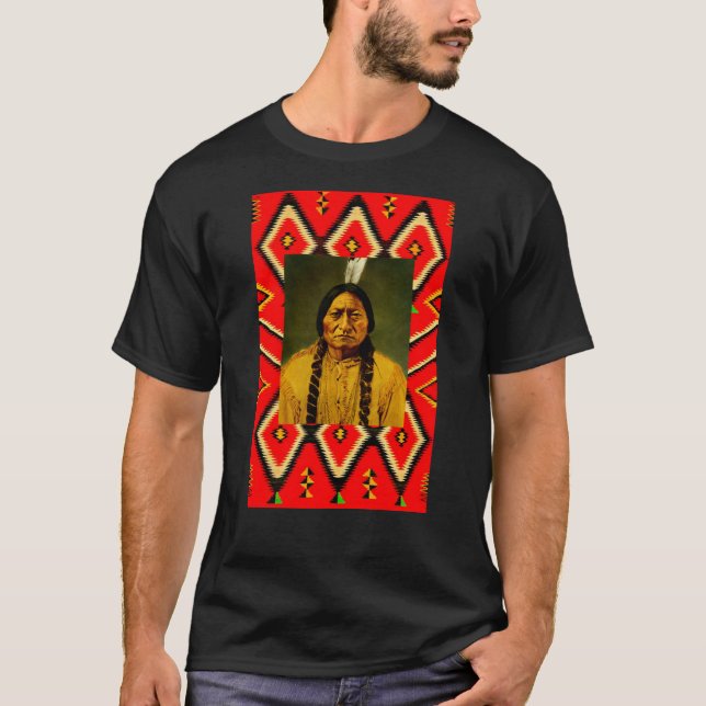 T-shirt Sitting Bull Amérindiens Dazzler (Devant)