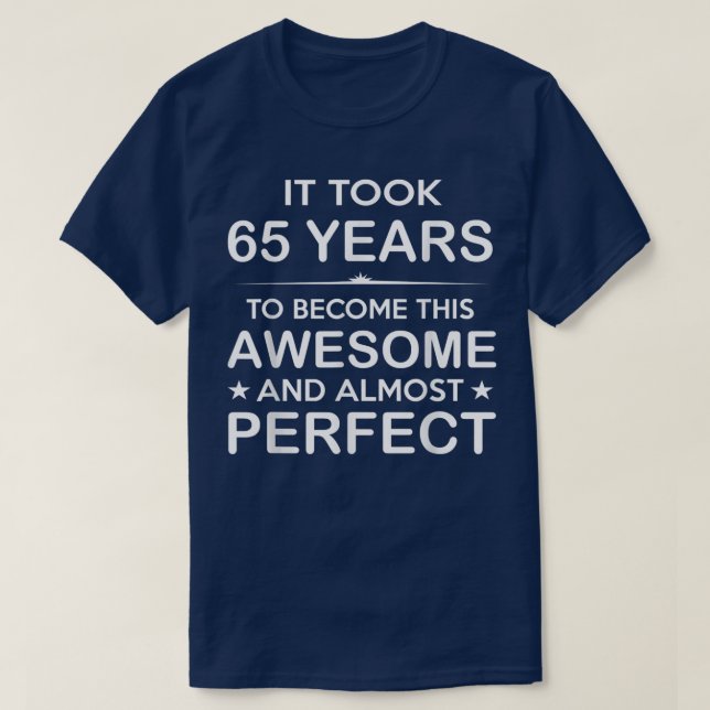 T-shirt SityFive 65 Ans 65e anniversaire Idées cadeaux pou (Design devant)