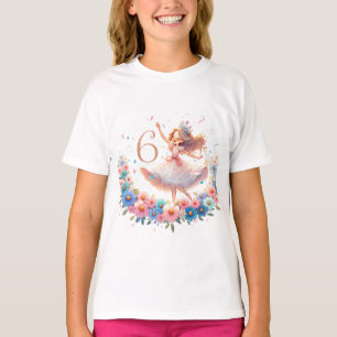 T-shirt Six Enchantés : Un conte de fées florales