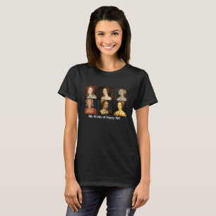 T-shirt Six épouses de pièce en t de Henry VIII
