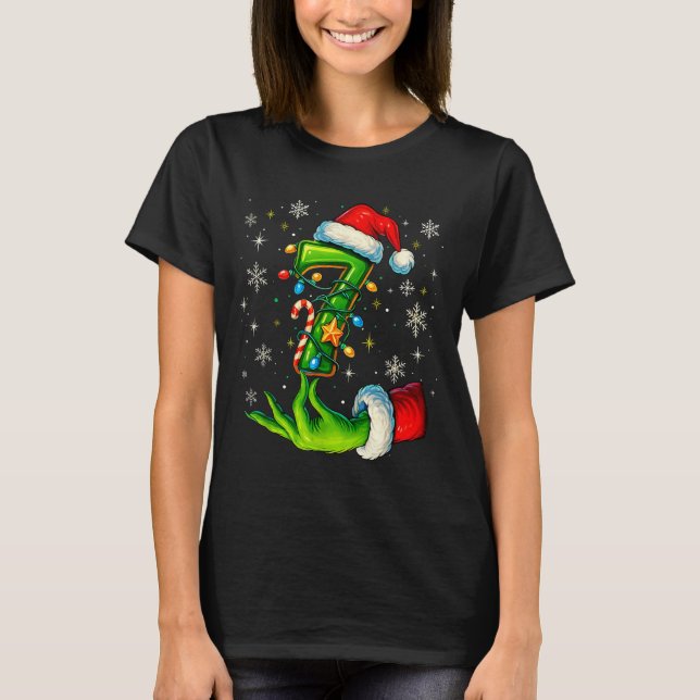 T-shirt Six Seven 67 Meme Funny Christmas Couple Matching  (Devant)