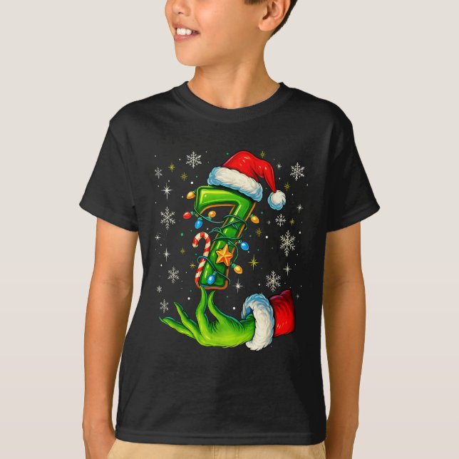 T-shirt Six Seven 67 Meme Funny Christmas Couple Matching  (Devant)