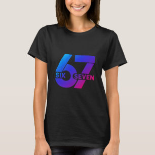 T-shirt Six Seven 67 Mème Génération Alpha Argot Bysebyll 