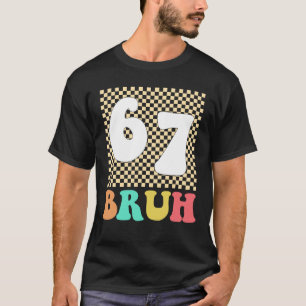 T-shirt Six Seven 6 7 Bruh Mème Drôle 