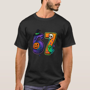 T-shirt Six Seven 6 7 Création de Mème 6 7 Halloween Amusa