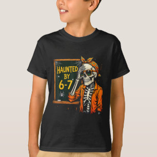 T-shirt Six Seven 6 7 Hanté Meme 67 Main de Squelette Hall