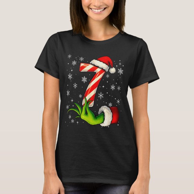 T-shirt Six Seven Funny Christmas Couple Matching Meme  (Devant)