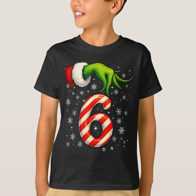 T-shirt Six Seven Funny Christmas Couple Matching Meme  (Devant)