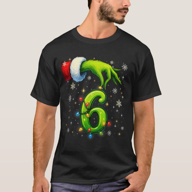 T-shirt Six Seven Funny Christmas Meme Couple Matching  (Devant)