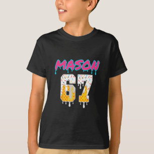 T-shirt Six Seven Ice Cream Drip Sport 67 Fun Mason Mème 