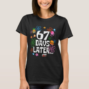 T-shirt Six Seven Meme 67 Jours D'école Plus Tard Drôle En