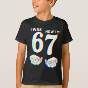 T-shirt Six Seven Meme 7 ans anniversaire était 6 
