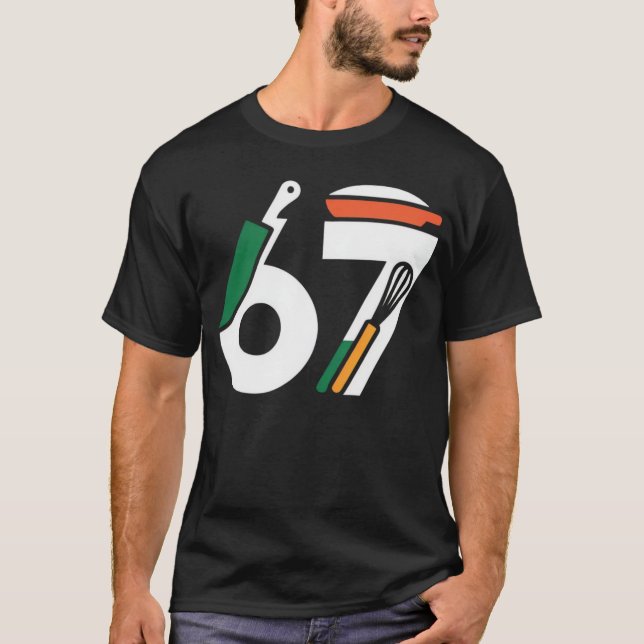 T-shirt Six Seven Meme Cooking Tools Foodie Home Cook  (Devant)