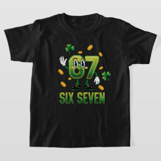 T-shirt six seven mème jour de la Saint-Patrick 2026