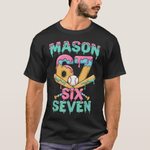 T-shirt Six Seven Mème Mason Crème Glacée Dégoulinant Drôl
