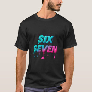 T-shirt Six Seven Mème pour les enfants et les adultes de