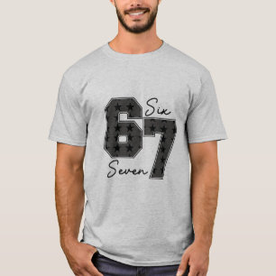 T-shirt Six Seven Vibe Graphique de la Culture Populaire