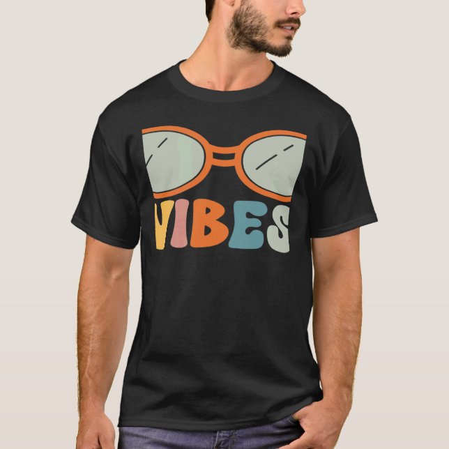 T-shirt Sixth Grade Vibes 6th Grade Students  Parents  Tea (Devant)