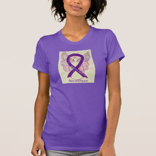T-shirt Sjogren's Syndrome Sensibilisation Ruban Angel Che