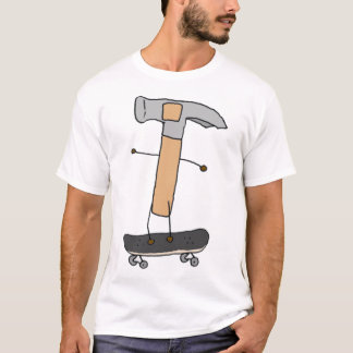 T-shirt sk8r martelé (couleur)