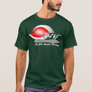 T-shirt SKANF No Spin Couteau lancer Design Logo