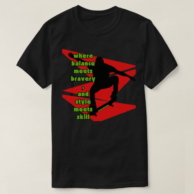 T-shirt Skate (Design devant)