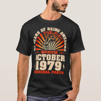T-shirt Skate de 45 ans Né Octobre 1979 45e B