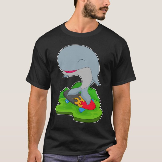 T-shirt Skate de baleine (Devant)