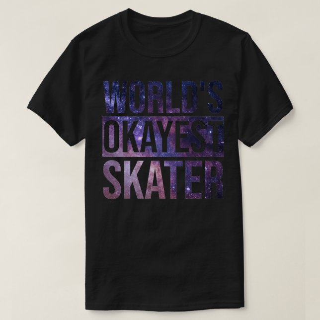 T-shirt Skate Design Okayest Skate (Design devant)