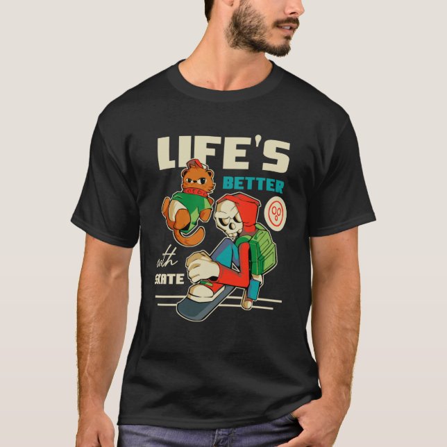 T-shirt skate le plus populaire 2025 (Devant)