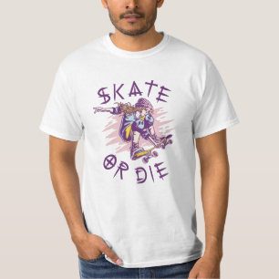 T-shirt Skate or die Skateuse