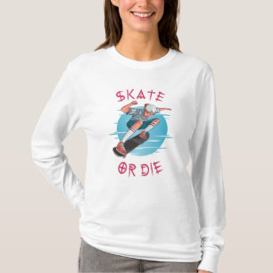 T-shirt Skate ou die Skateboarder Garçon