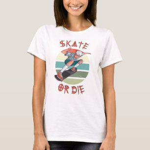 T-shirt Skate ou die Skateboarder Garçon