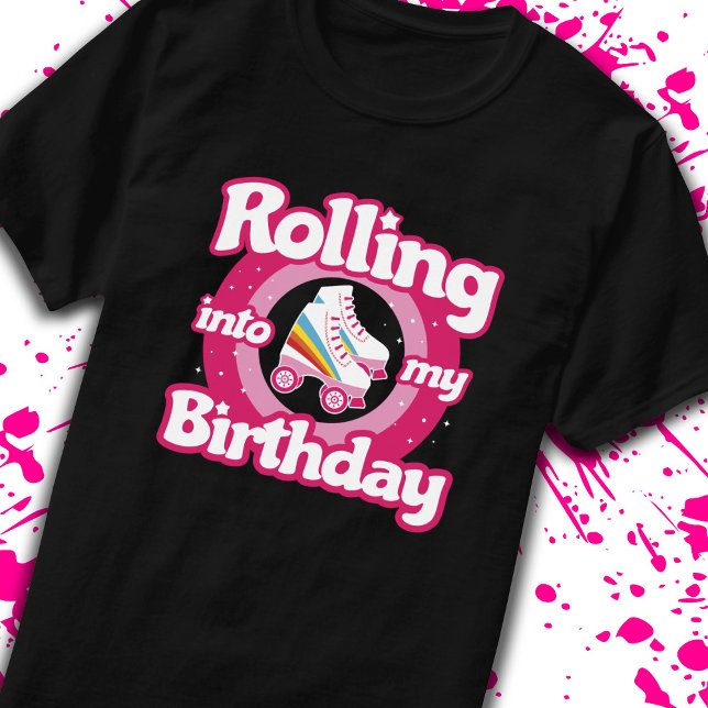 T-shirt Skate Party - Roller Roller Roller Patinage Annive (Créateur téléchargé)