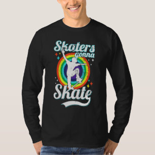 T-shirt Skate Skateboard Old School Patinage 3