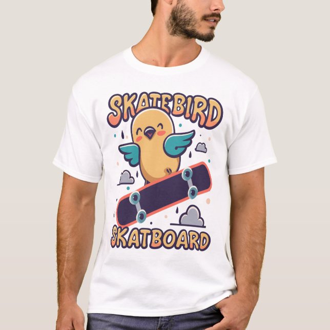 T-shirt Skatebird Skate (Devant)