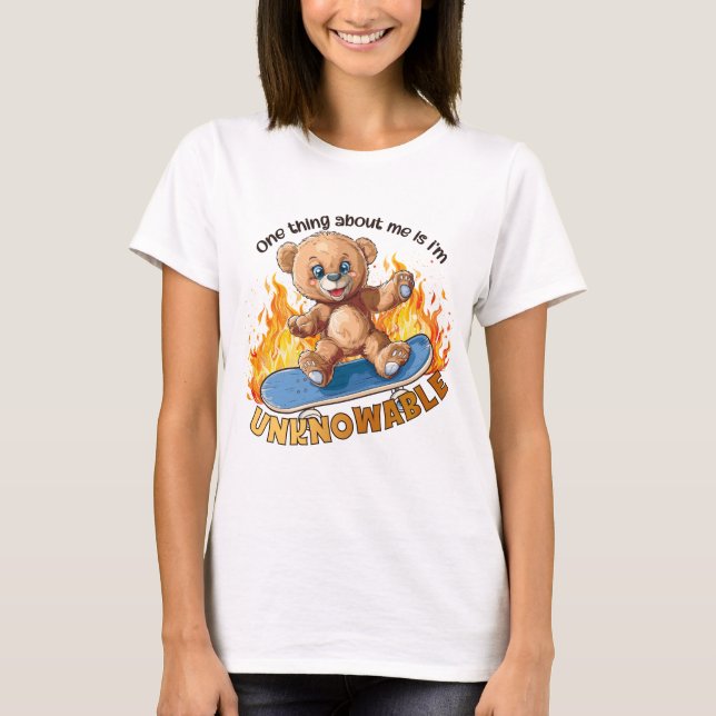 T-shirt Skateboard Bear of Mystery (Devant)