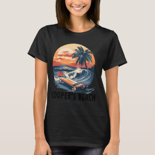 T-shirt Skateboard de plage de New York Cooper