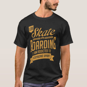 T-shirt Skateboard - Extreme Sport Cadeau
