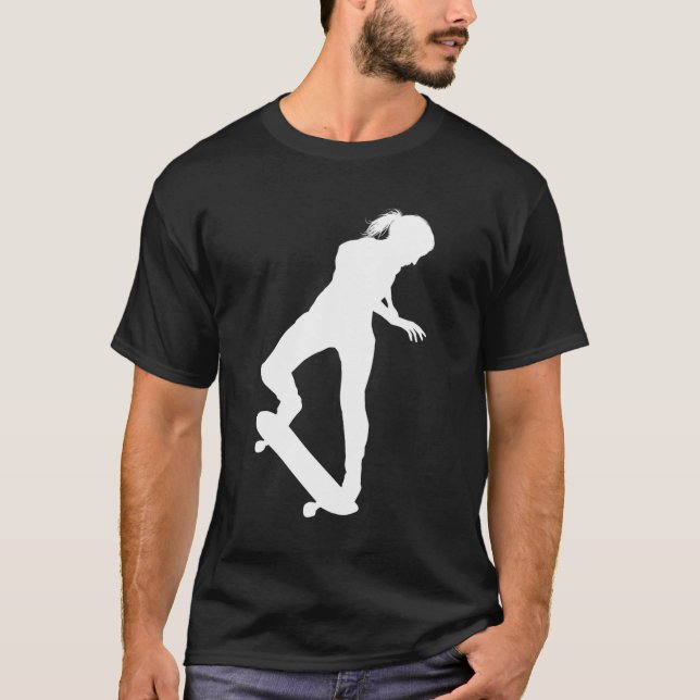 T-shirt Skateboard Graphic Tea Skateboarder Shirt Skater G (Devant)