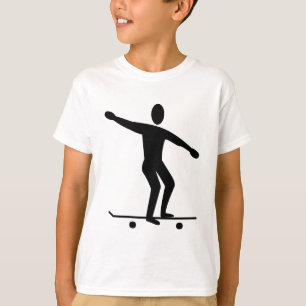 T-shirt Skateboard - Noir