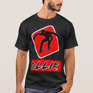 T-shirt Skateboard Ollie Skateboarder Graphic